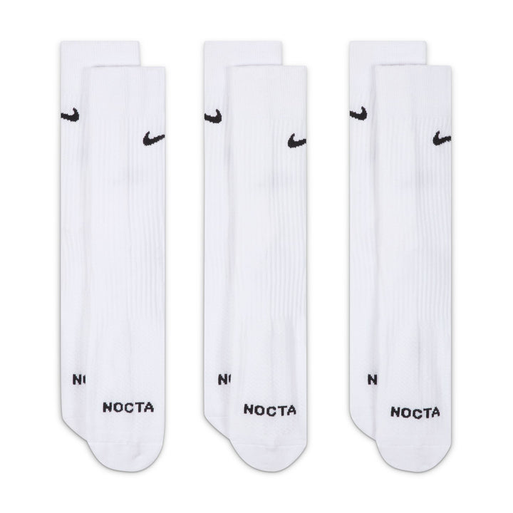 NIKE NOCTA SOCKS 3PK DD9240-100 - WHITE/BLACK
