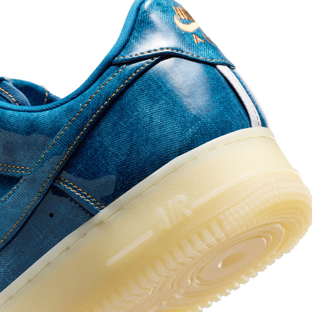 NIKE AIR FORCE 1 RETRO IM5757-400 "BLUE GUM" - COASTAL BLUE