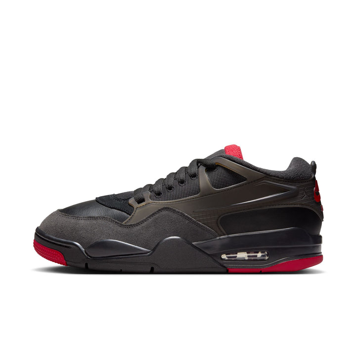 AIR JORDAN 4 RM FQ7939-060 "BRED" - BLACK/ANTHERITE/VARSITY RED