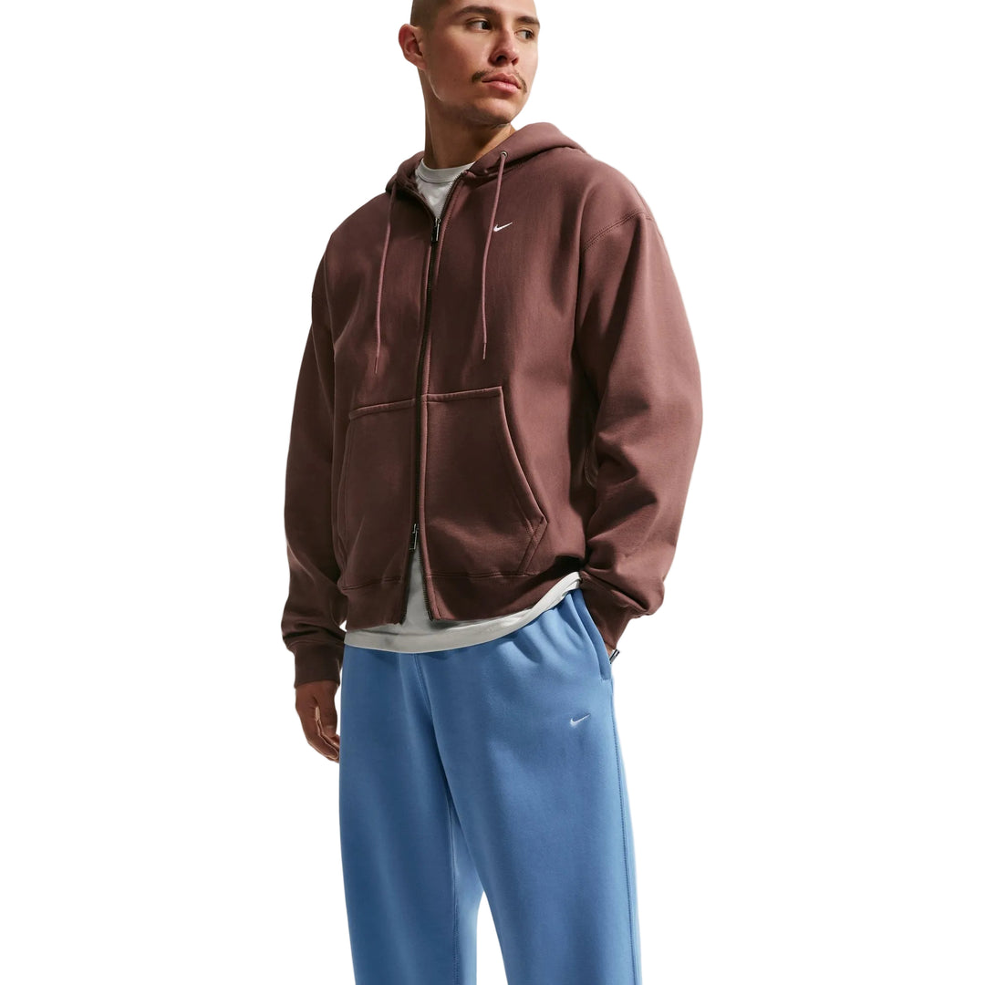 NIKE SOLO SWOOSH OPEN HEM TROUSERS HV1090-486 - WORK BLUE