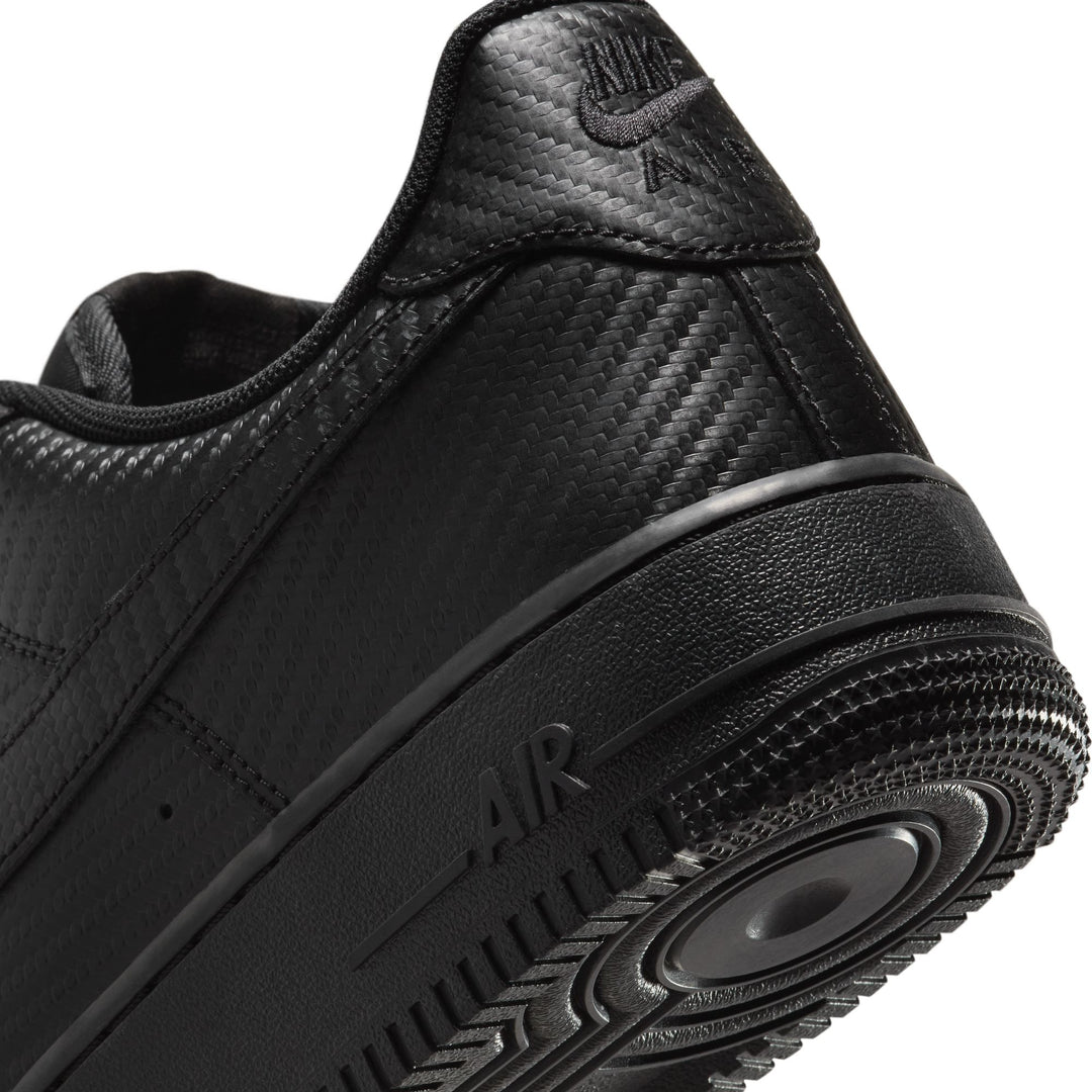 NIKE AIR FORCE 1 '07 HF2886-001 "BLACK CARBON FIBRE"