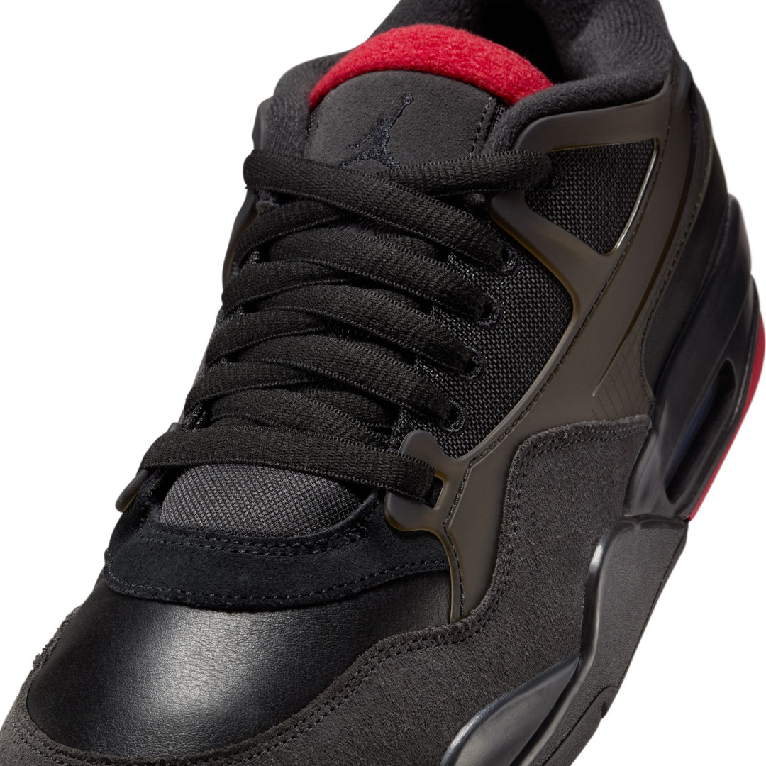 AIR JORDAN 4 RM FQ7939-060 "BRED" - BLACK/ANTHERITE/VARSITY RED