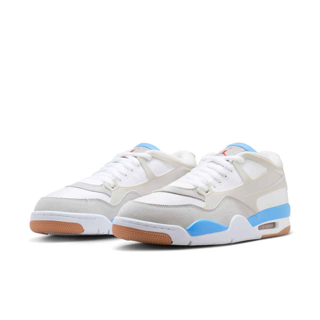 AIR JORDAN 4 RM FQ7939-104 "WHITE LEGEND BLUE" - WHITE/NUTREAL GREY