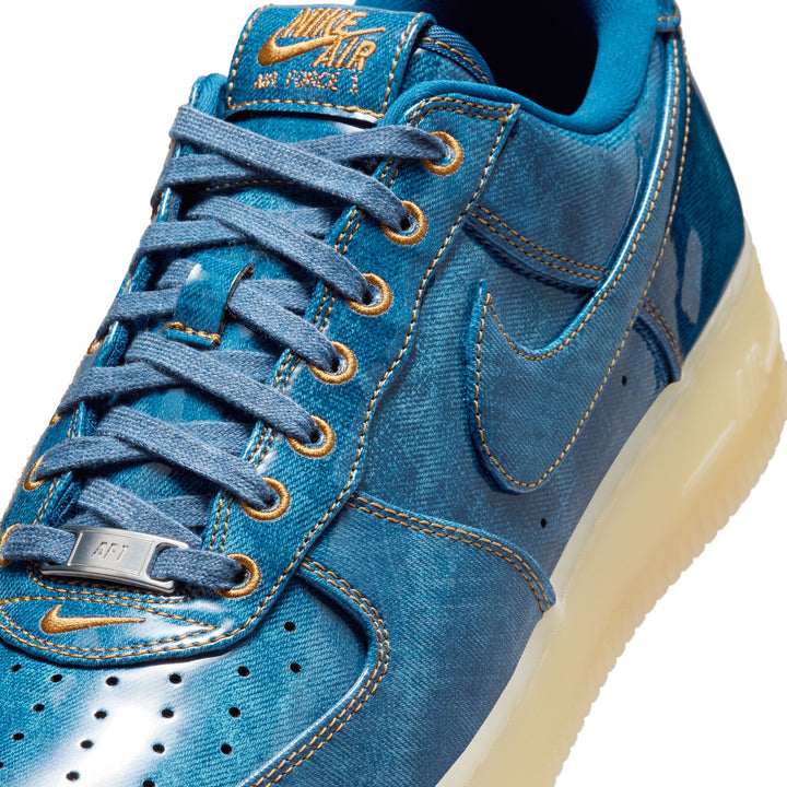 NIKE AIR FORCE 1 RETRO IM5757-400 "BLUE GUM" - COASTAL BLUE