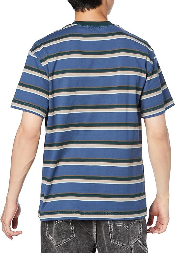 XLARGE striped pocket tee - Blue