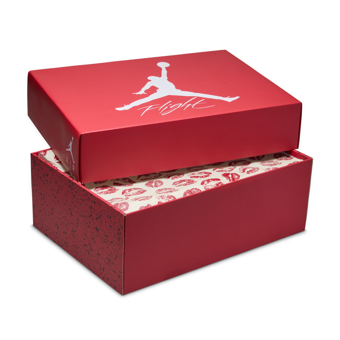 WOMENS AIR JORDAN 4 RETRO HV0823-108 "VALENTINES DAY" - PALE IVORY/SIERRA RED/TOUGH RED