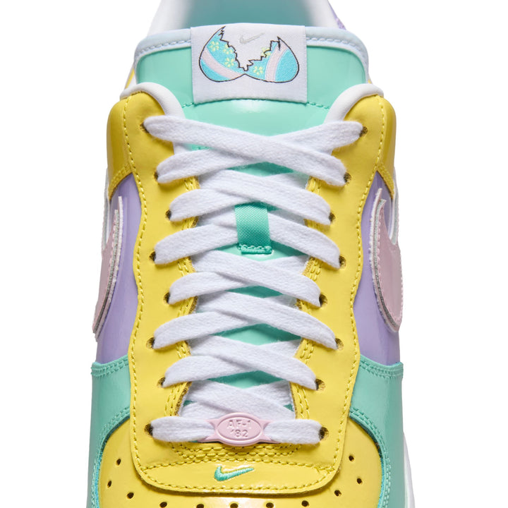 NIKE AIR FORCE 1 '07 IQ9706-701 "EASTER" - YELLOW PULSE/PINK FOAM/HYDRANGEAS/EMERALD RISE/WHITE