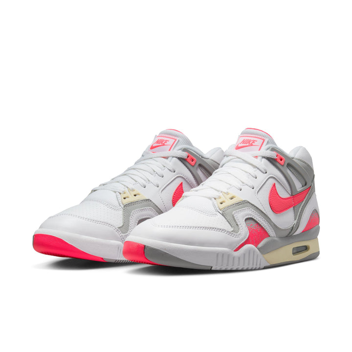 NIKE AIR TECH CHALLENGE II FZ9033-100 "RACER PINK" -  Milk WHITE/RACER PINK/LIGHT SMOKE GREY/COCONUT MILK