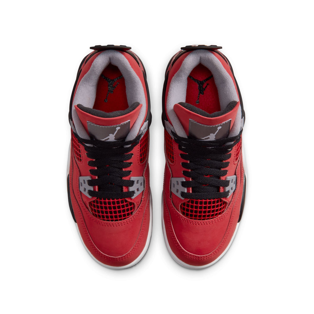AIR JORDAN 4 RETRO (GS) FQ81213-600 "TORO" - FIRE RED/WHITE