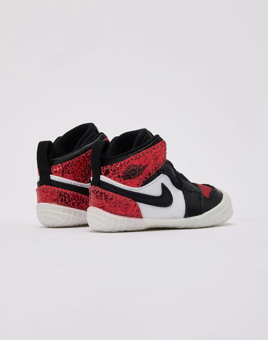 JORDAN 1 CRIB BOOTIE AT3745-602 "RUBY" - VARSITY RED/ BLACK/WHITE