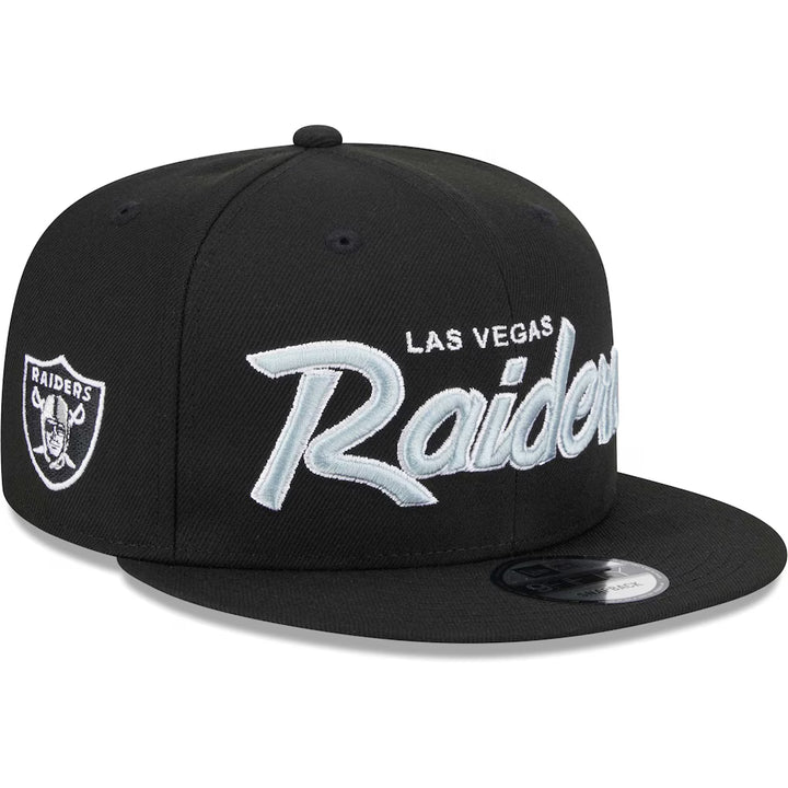 NEW ERA 950 LV RAIDERS SCRIPT SNAPBACK