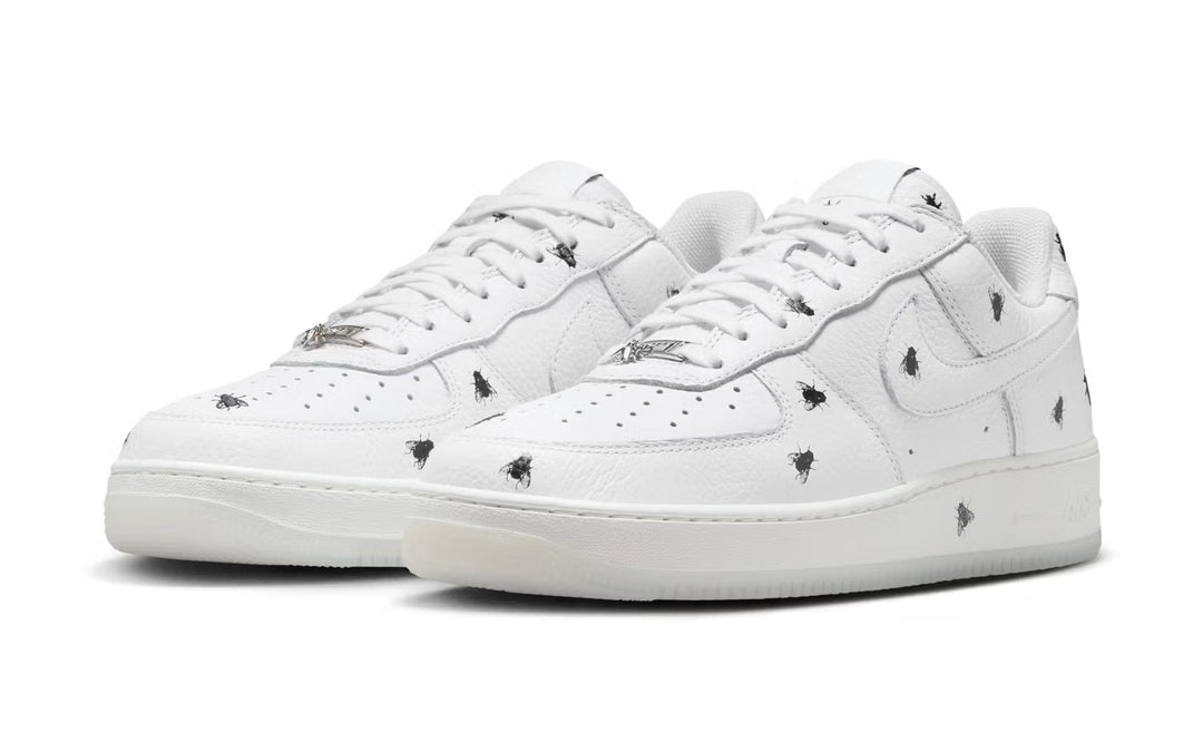 NIKE AIR FORCE 1 RETRO IM3081-100 "HOUSE OF FLIES" - SUMMIT WHITE / SUMMIT WHITE